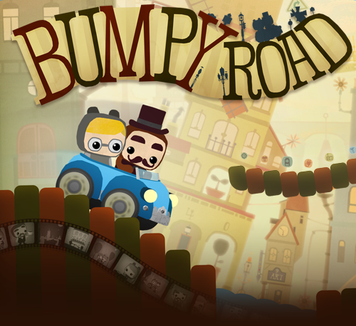 Cute iPhone game Bumpyroad by Simogo