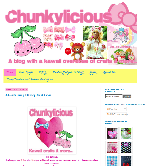 Chunkylishious kawaii blog