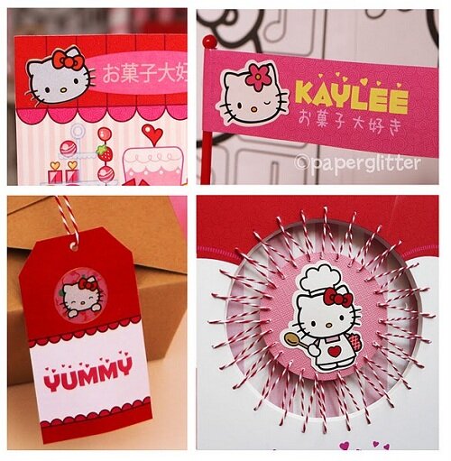 Hello Kitty Birthday Party By Paper Glitter3