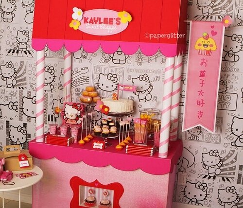 Hello Kitty Birthday Party By Paper Glitter4