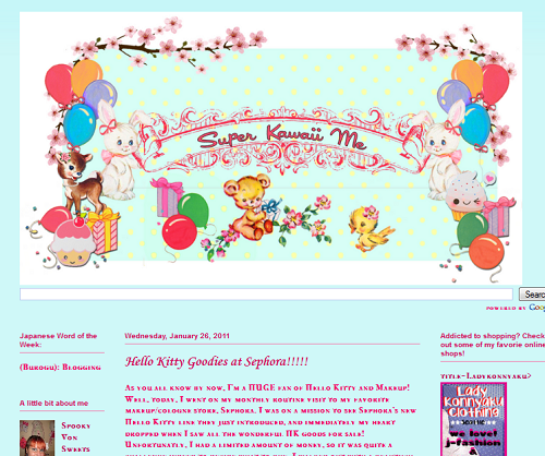 Girly Super Kawaii Me Blog By Spooky Von Sweets