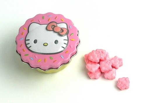 Pink Hello Kitty Cupcake Candy Box Kawaii Candy