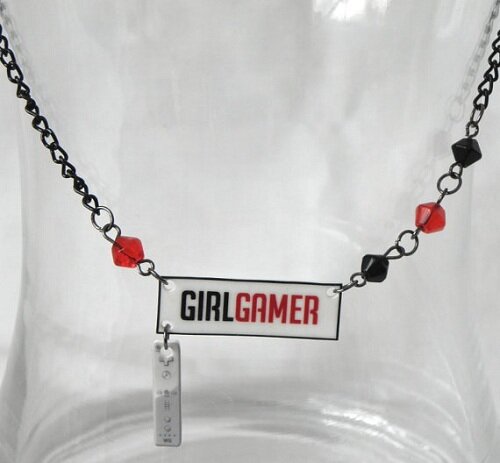 Girl Gamer Necklace kawaii game blog