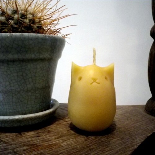 Kawaii Cat Beewax Candle Kawaii Cat Blog