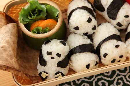 Panda Onigiri Balls Panda Sushi Food Blog