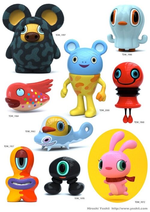 Kawaii Toy Figurines By Yoshii Kawaii Blogging