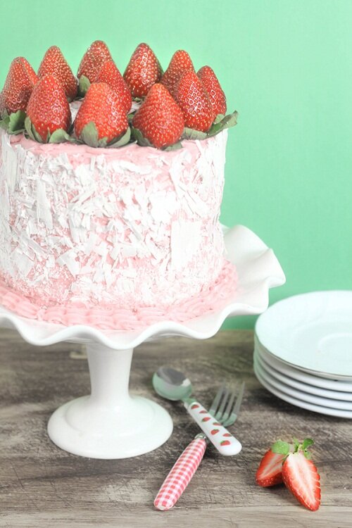 Strawberry Cream Cake Kawaii Food Blog
