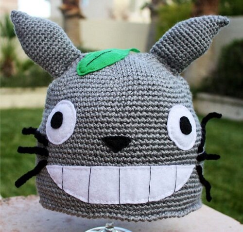 Totoro Hat Kawaii San-X Anime Japanese Crochet Beanie