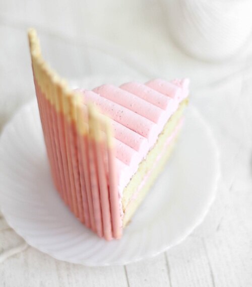 Pink Pocky Cake Kawaii Candy Cake Blog 3