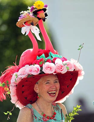 Flamingo Derby Hat Kawaii Fashion