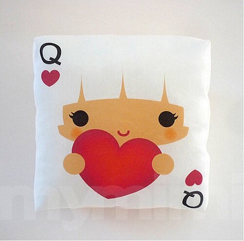 Valentines Queen Of Hearts Kawaii Pillow From MyMimi